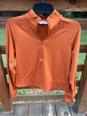 Alpine Design Women’s outdoor Rust Quarter Zip activewear Pullover Small jacket